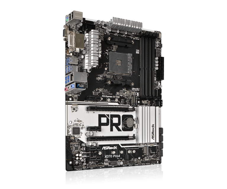 Asrock x370 pro4 какие процессоры поддерживает